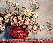Claude Monet Stilleben mit Chrysanthemen oil painting reproduction